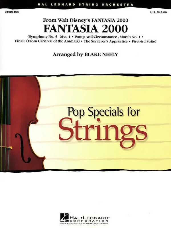 Fantasia 2000 (Arr. Blake Neely) Streichensemble