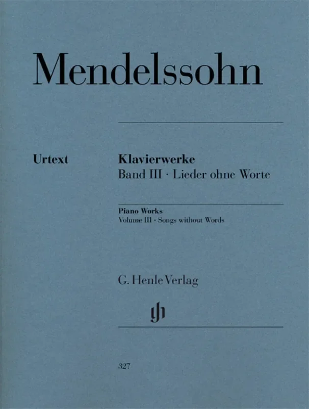 Felix Mendelssohn Bartholdy Lieder Ohne Worte Klavier Solo