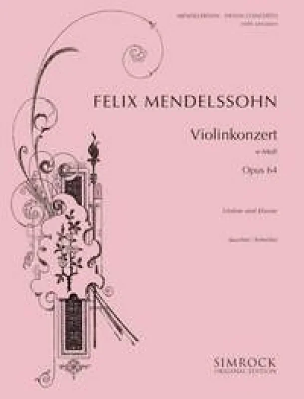 Felix Mendelssohn Bartholdy Violin Concerto In E Minor Op.64 Orchester mit Solo