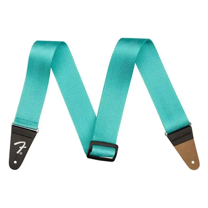Fender 2″ Am Pro seat belt strap, miami blue