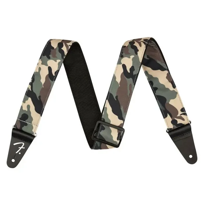 Fender 2″ camo strap, woodland