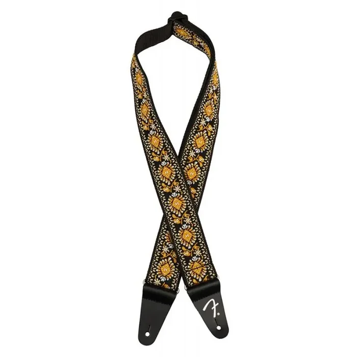Fender 2″ guitar strap, Pasadena woven, yellow lotus
