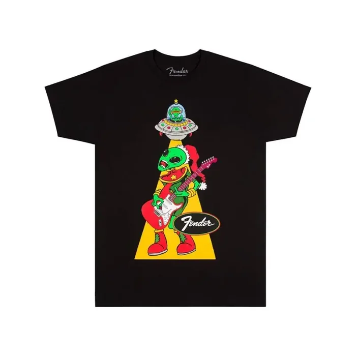 Fender Clothing T-Shirts t-shirt Ugly Christmas Alien, black, M