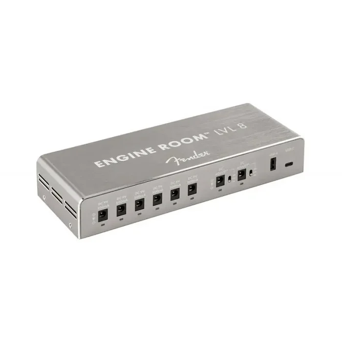 Fender Engine Room LVL8, effects pedal power supply , 6x 9V + 2x 9/12/18V isolated outputs, 230V EUR