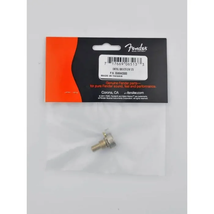 Fender Genuine Replacement Part 100K potentiometer mid boost for Deluxe Series basses