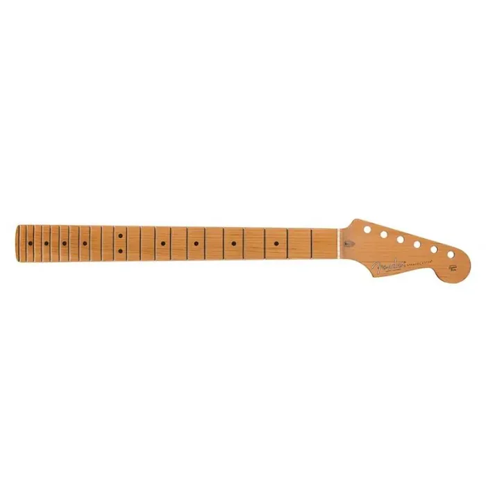 Fender Genuine Replacement Part American Professional II roasted maple Stratocaster neck, 22 narrow tall frets, 9.5″ maple fb.