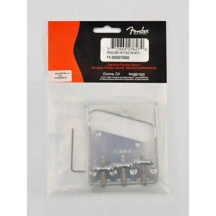 Fender Genuine Replacement Part bridge assembly Highway One Tele chrome