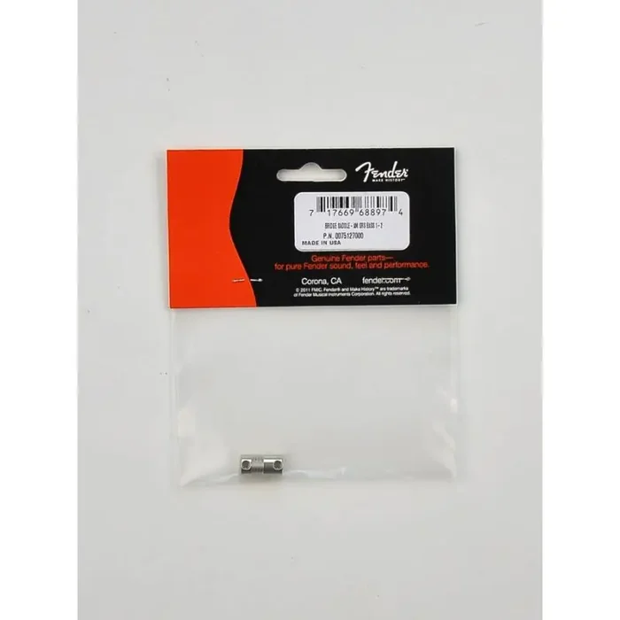 Fender Genuine Replacement Part bridge saddle American Standard basses (‘08-present) 1 & 2 strings chrome