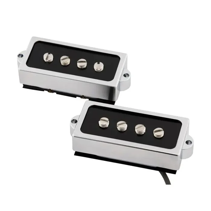 Fender Genuine Replacement Part cobalt chrome Precision Bass pickup set