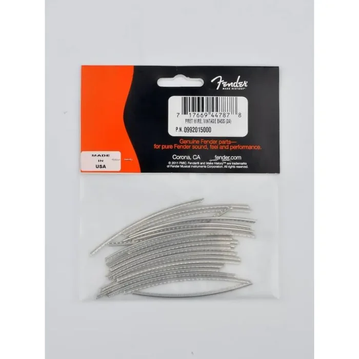 Fender Genuine Replacement Part fret wire Jazzbass/Precision Bass/other basses vintage size 24 pcs