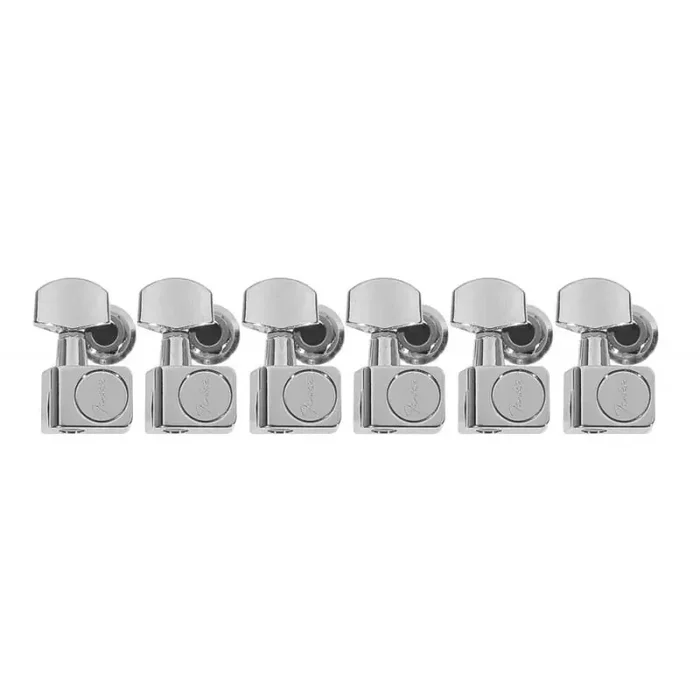Fender Genuine Replacement Part machine heads American Standard 2 guide pins chrome set of 6