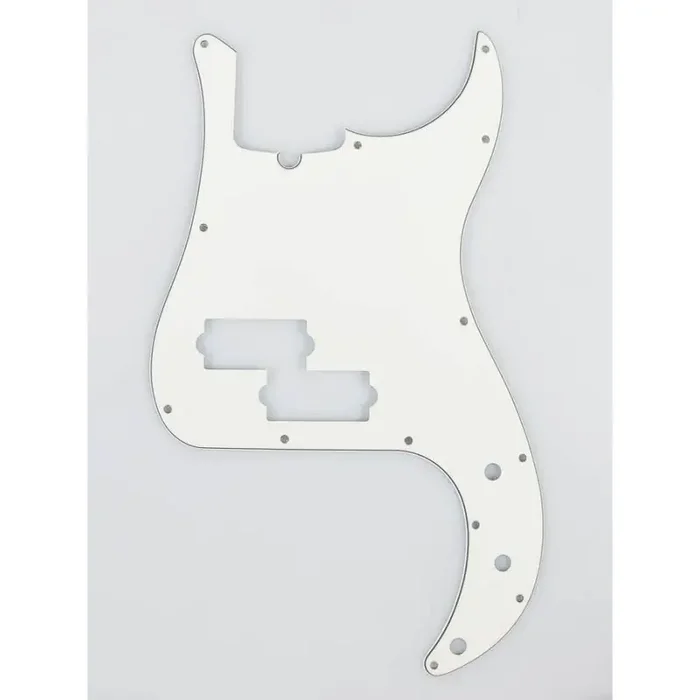 Fender Genuine Replacement Part pickguard Standard Precision Bass 13 screw holes 3-ply with truss rod notch parchment