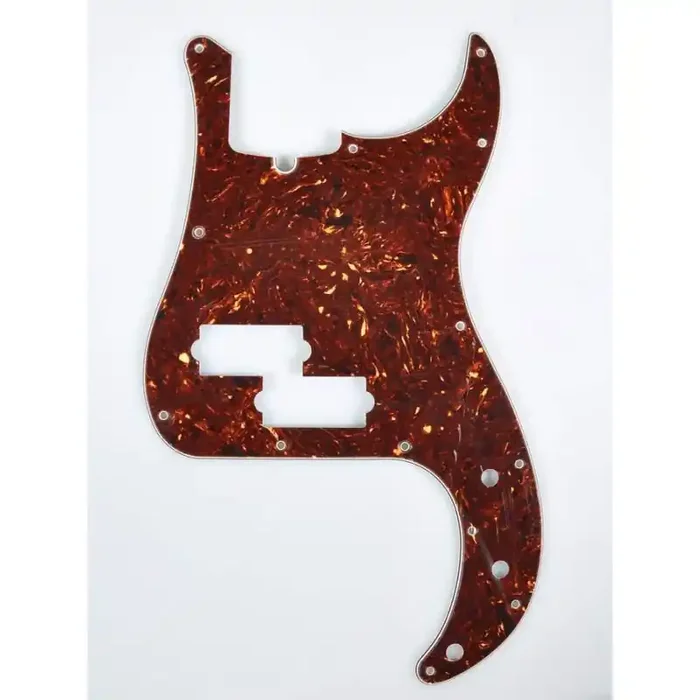 Fender Genuine Replacement Part pickguard Standard Precision Bass 13 screw holes 4-ply with truss rod notch tortoise shell