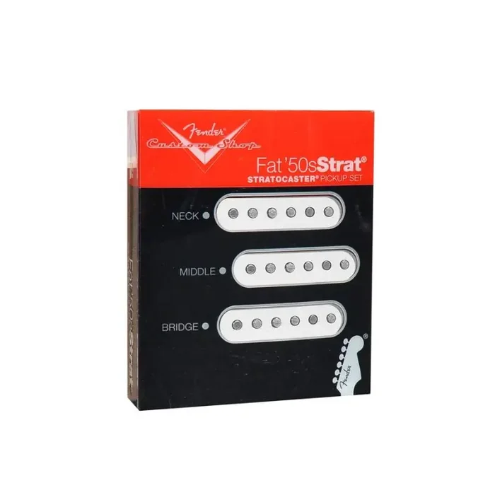 Fender Genuine Replacement Part pickup set Custom Shop White Stratocaster Fat ‘50s