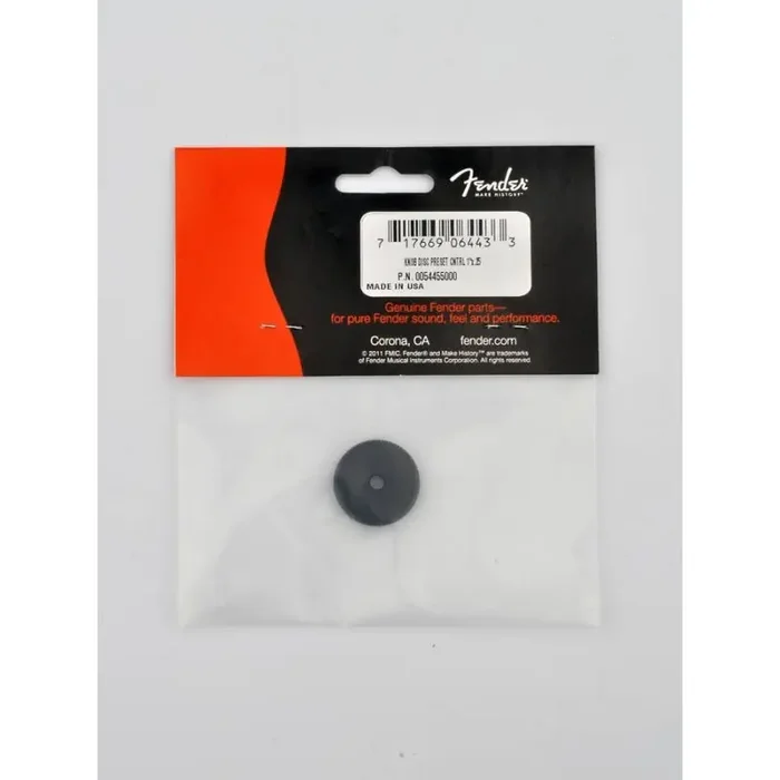Fender Genuine Replacement Part rotary wheel Preset Control 1 x.25 with allen bolt for Jazzmaster/Jaguar black