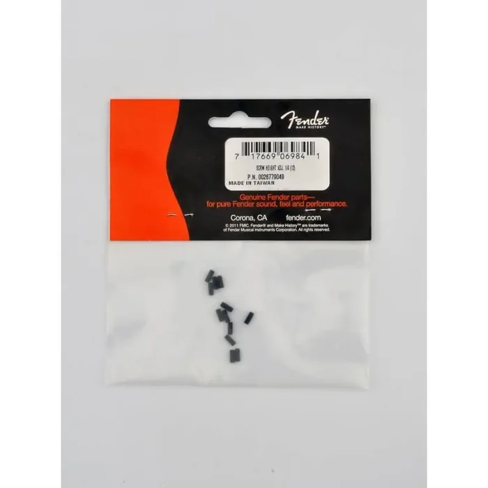 Fender Genuine Replacement Part saddle height screws American Series Strat ‘86-‘07 1/4 black 12 pcs