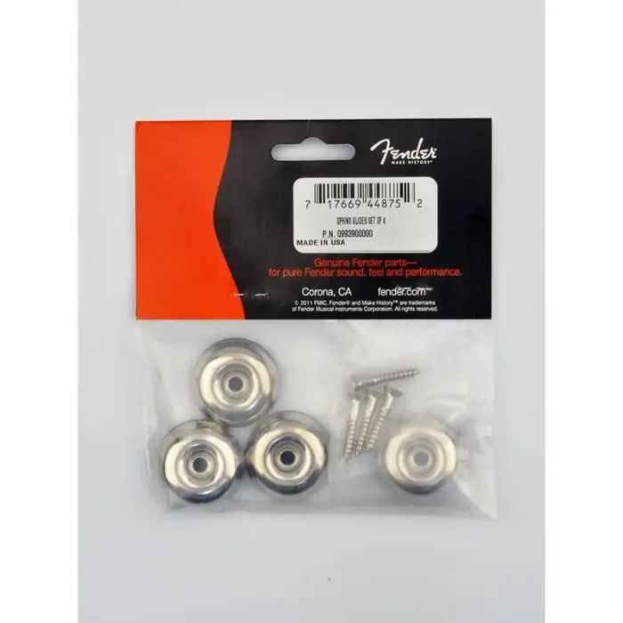 Fender Genuine Replacement Part sphinx glides (metal feet) set of 4
