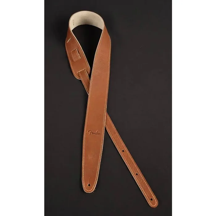 Fender guitar strap ball glove leather, brown
