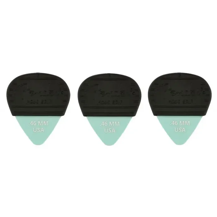 Fender Mojo Grip picks, dura-tone delrin 0.46, 3-pack