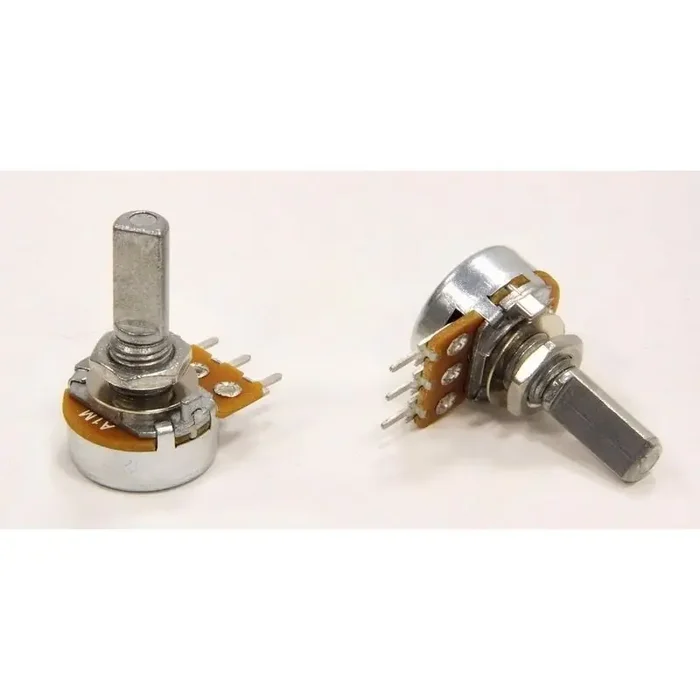 Fender Potmeter, A1M, PC Mount, „D“- Shaft