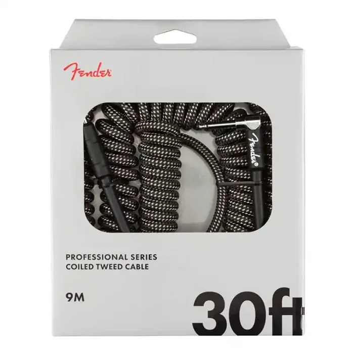 Fender Professional Coil Cable 30″, gray tweed
