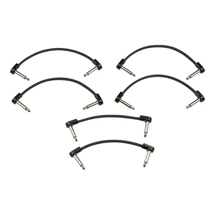 Fender Professional Series Blockchain patch cable kit, black, extra small