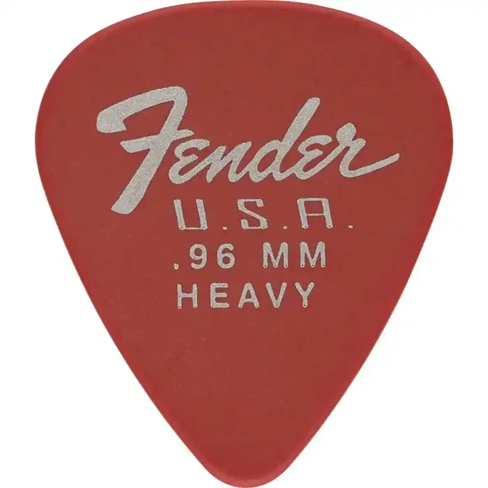 Fender® 351 Dura-Tone Picks 096 red 12