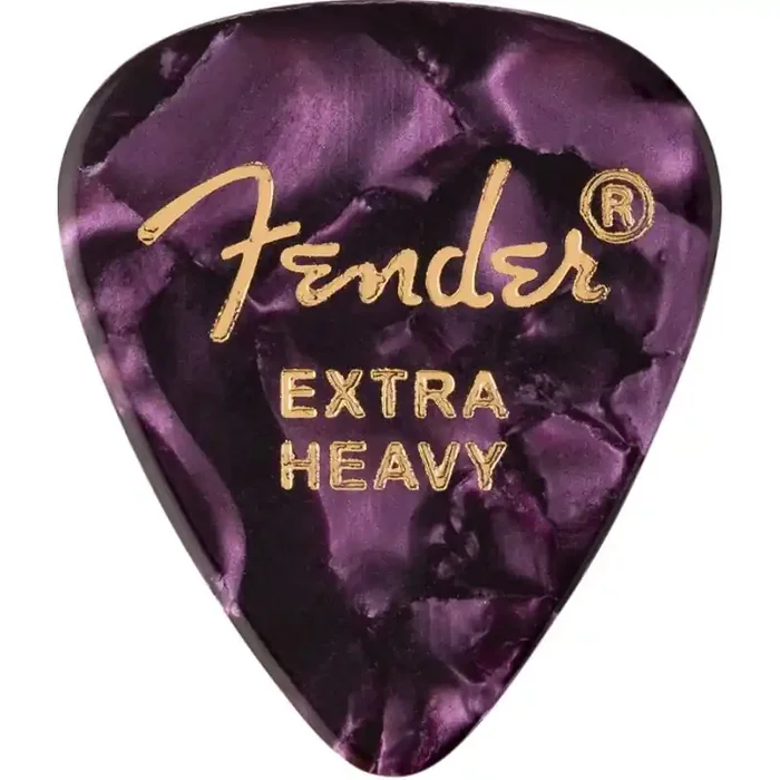 Fender® 351 Picks, XHeavy Purple Moto 12
