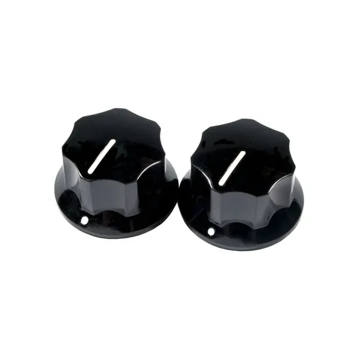 Fender® 65 Jaguar® Pot Knobs black (2)