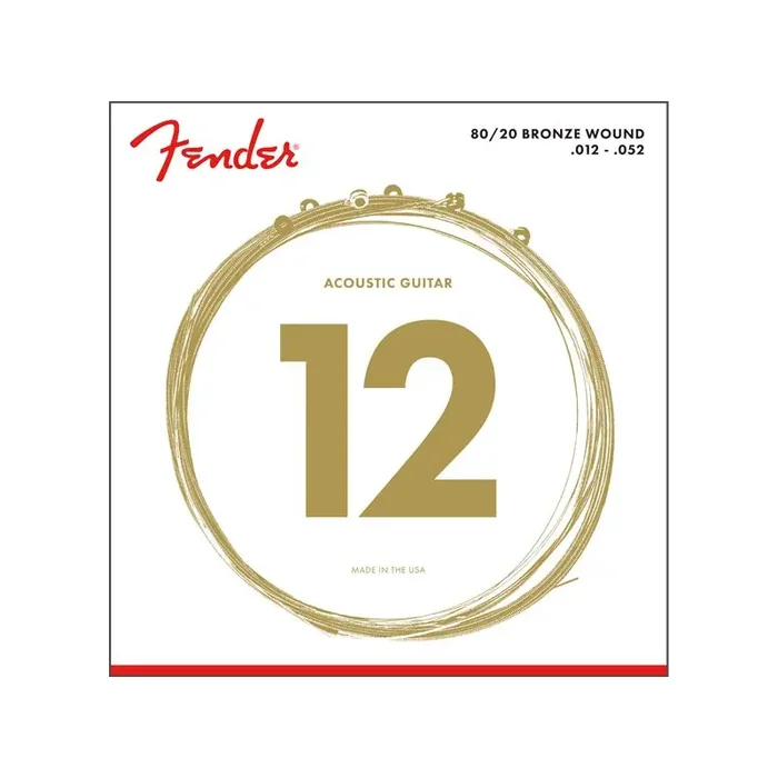 Fender® 70L Ac. Guitar Strings 012/052