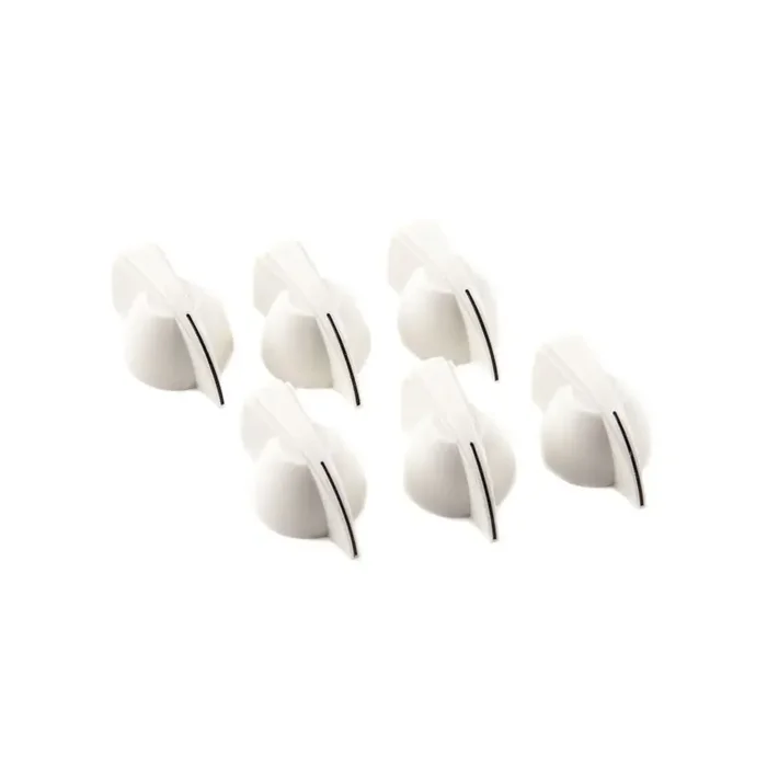 Fender® Chicken Head Amp Knob white (6)