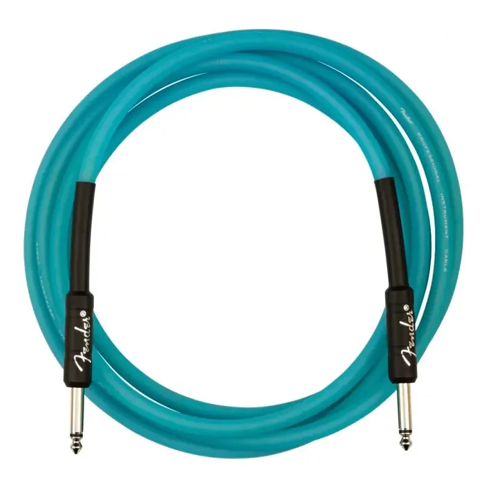 Fender® Glow in the dark Kabel Blue 3m