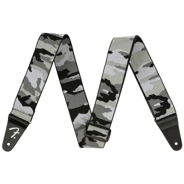 Fender® WeighLess Gray Camo Strap 5cm