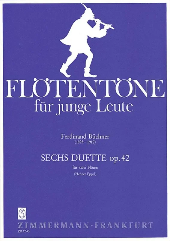 Ferdinand Büchner 6 Duette Opus 42 Flöte Duett