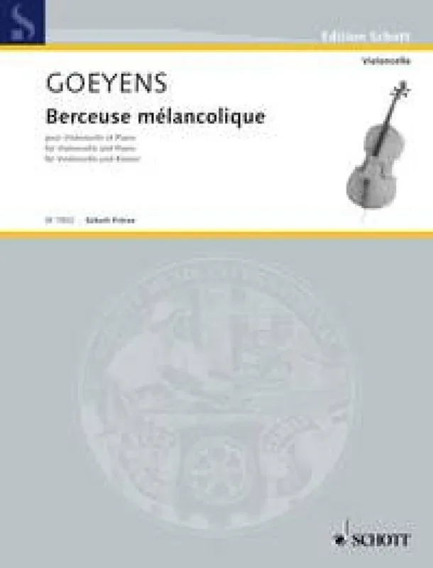 Fernand Goeyens Berceuse melancolique Cello mit Begleitung