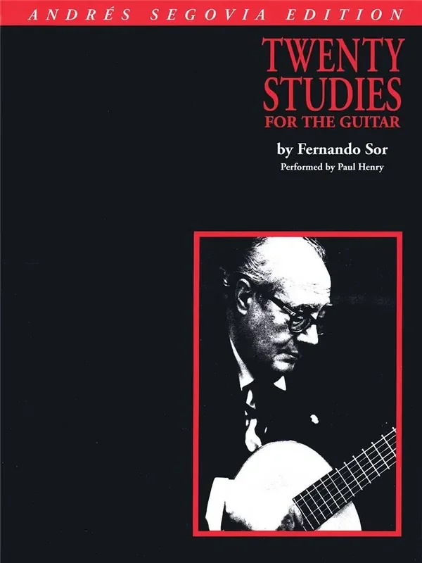 Fernando Sor Andres Segovia – 20 Studies for Guitar (Arr. Andrés Segovia) Gitarre Solo