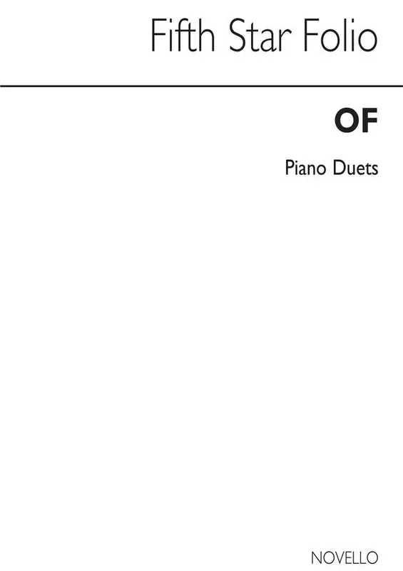 Fifth Star Folio Of Piano Duets Klavier Solo