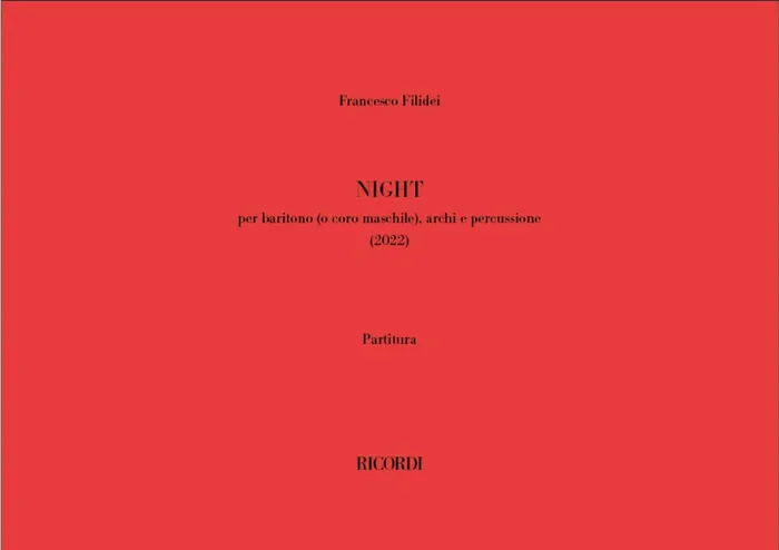 Filidei Francesco Night Kammerensemble