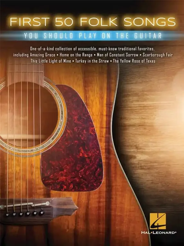First 50 Folk Songs Gitarre Solo