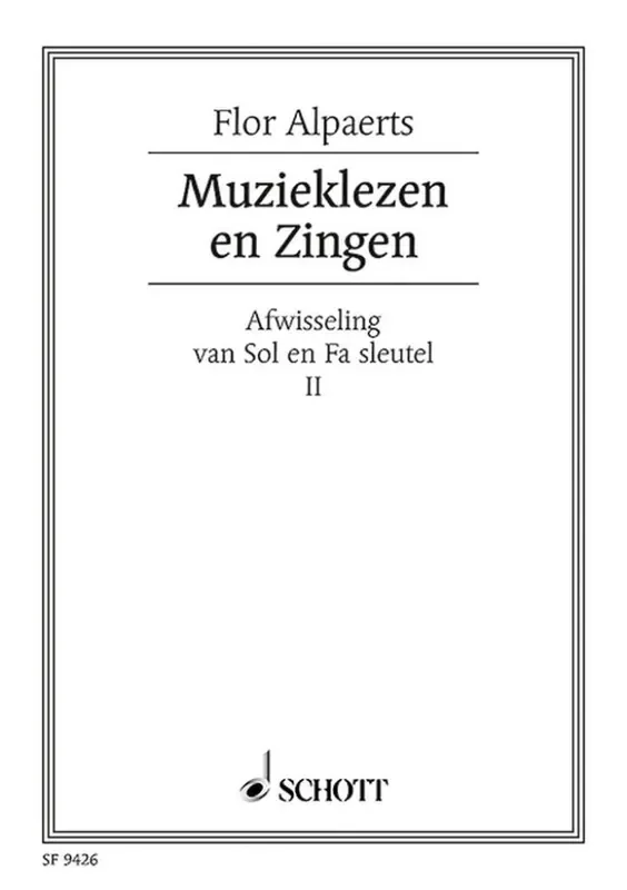 Flor Alpaerts Muzieklezen en Zingen Vol. 2 Gesang Solo