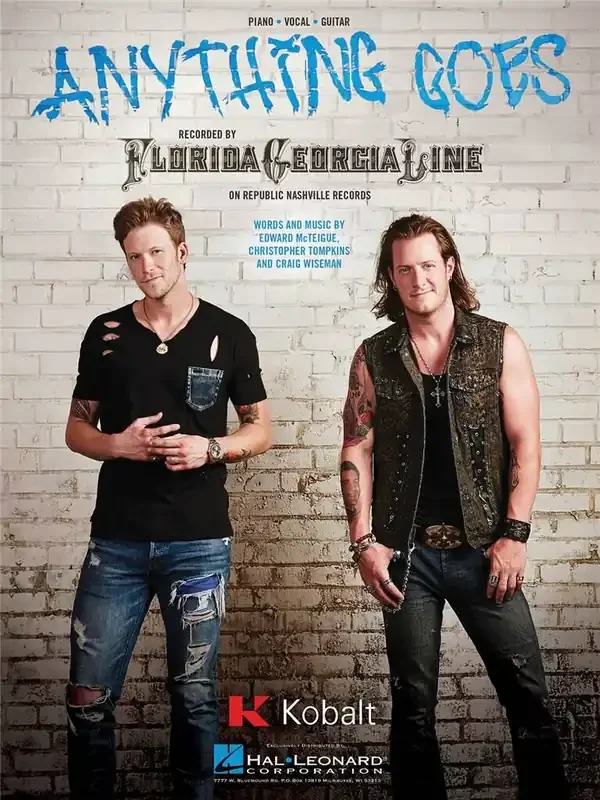 Florida Georgia Line Anything Goes Gesang mit Klavier
