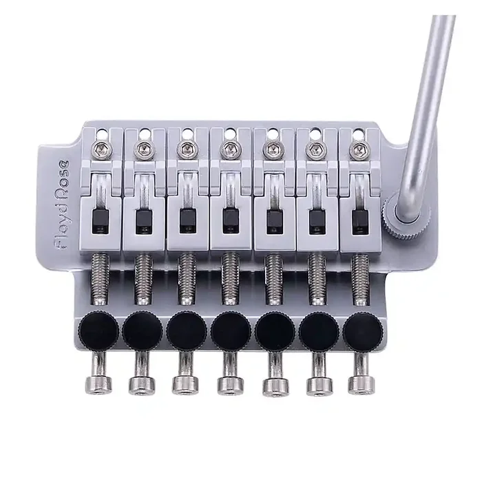 Floyd Rose FRTCS100SSS – Original Hot Rod Series Tremolo System, 7-String – Satin Chrome