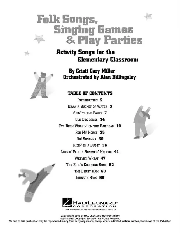 Folk Songs, Singing Games & Play Parties