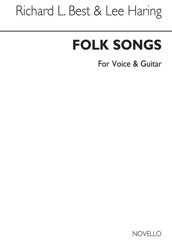Folksongs For Voice And Guitar Gesang mit Gitarre