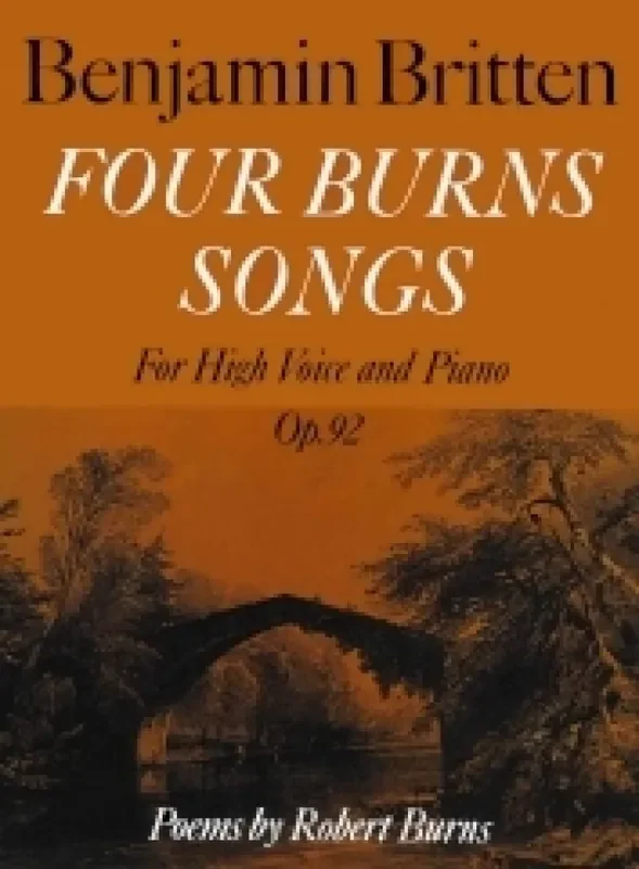 Four Burns Songs Op.92 Gesang mit Klavier