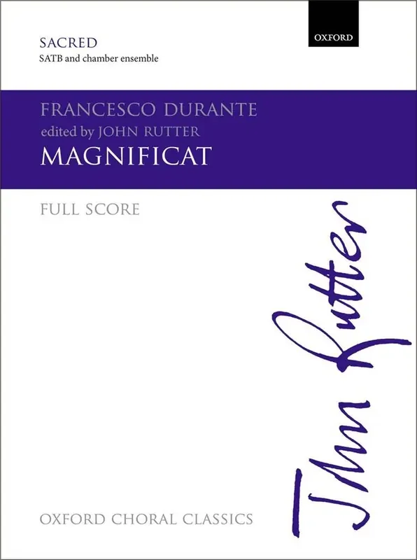 Francesco Durante Magnificat Full Score Gemischter Chor mit Ensemble