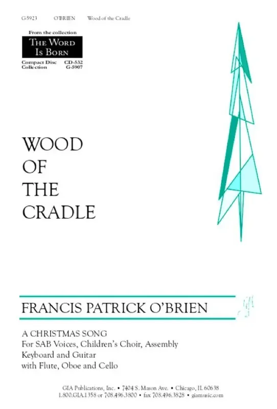 Francis Patrick O‘Brien Wood of the Cradle – Guitar Part Gemischter Chor mit Begleitung