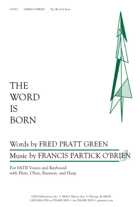 Francis Patrick O‘Brien Word Is Born, The – Harp Part Gemischter Chor mit Begleitung