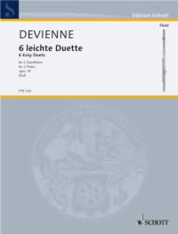 François Devienne Leichte Duette(6) Opus 18 Flöte Duett