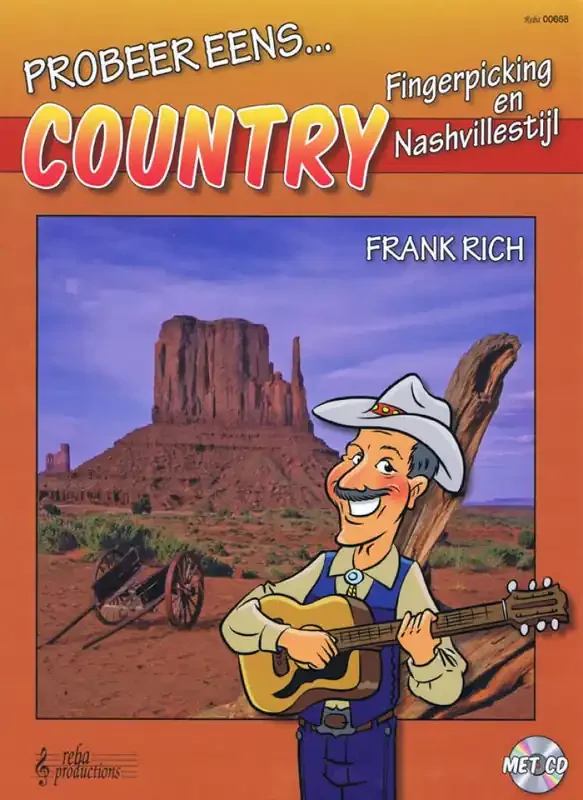 Frank Rich Probeer eens… Country Fingerpicking Gitarre Solo
